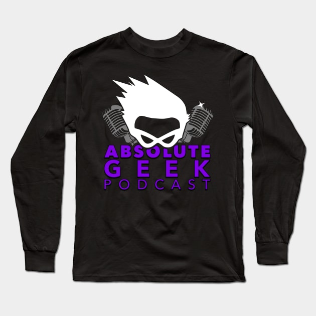 Color Poppin' - Dark Long Sleeve T-Shirt by Absolute Geek Podcast